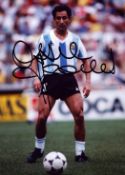 Ossie Ardiles signed 7x5 inch colour photo. Good condition. All autographs come with a Certificate