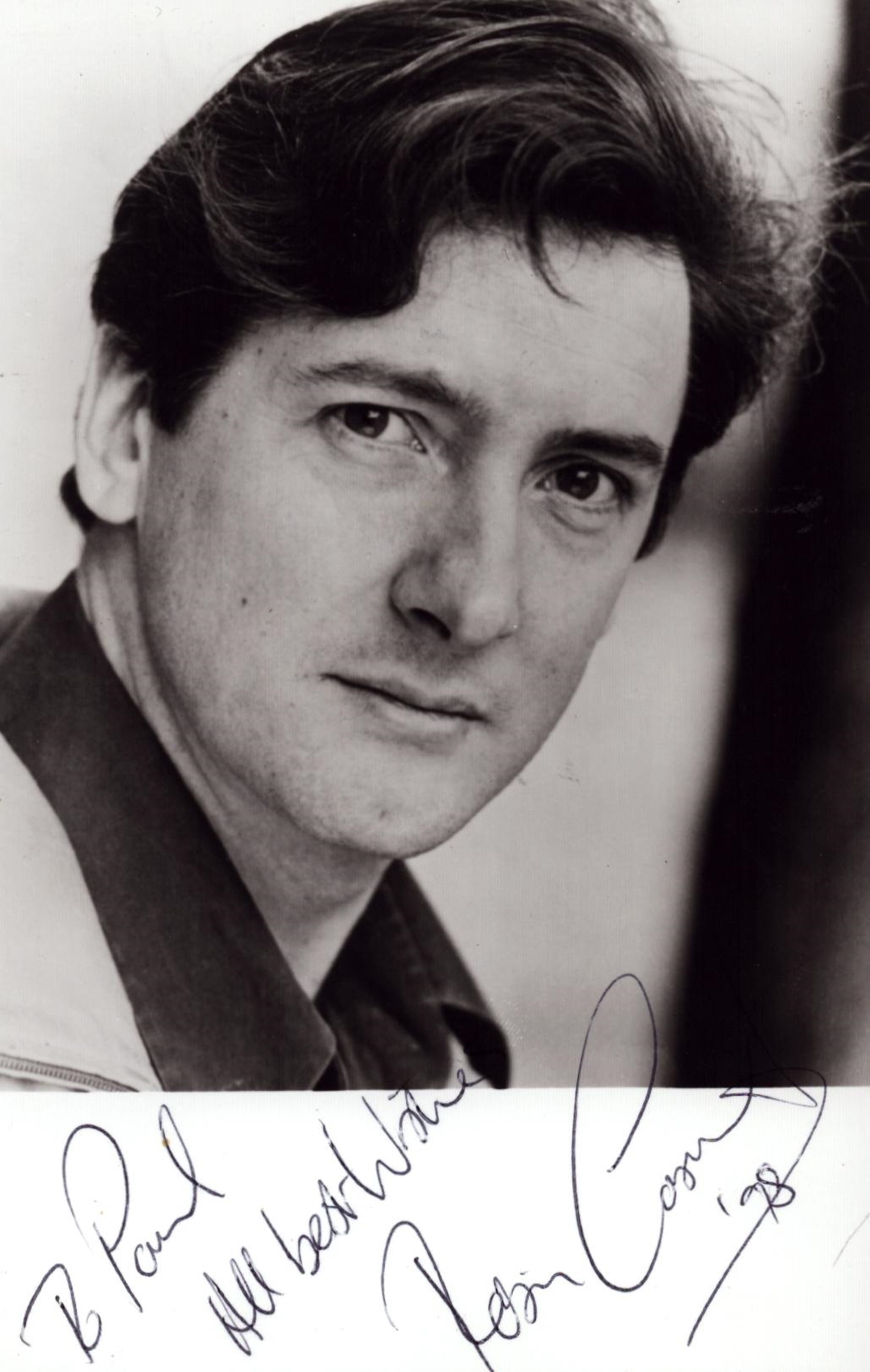 Robin Cousins 1980 Olympic Figure Skating Champion signed 5.5x3.5 inch black and white photo. Good