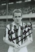Maurice Setters signed Black & White Photo 6x4 Inch. Was an English football player and manager.