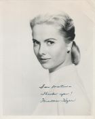 Martha Hyer (1924-2014), American actress A signed and dedicated 10x8 inch photo She played Gwen