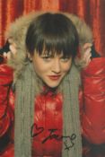 Jaime Winstone signed 12x8 inch colour photo. Good condition. All autographs come with a Certificate