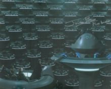 Star Wars 8 x 10 inch colour photo signed by actor Jerome Blake as Mas Amedda. Good condition. All