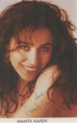 Mamta Kaash signed colour photo Approx 8x5 Inch Is an actress and producer who has worked in