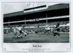 Cliff Jones Signed 16 x 12 inch Black and White Autograph Editions, Limited Edition Print. Good