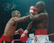 Junior Witter Signed Colour Photo 10x8 Inch Is a British former world champion professional boxer