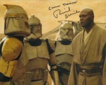 Star Wars 8 x 10 inch colour Clone Trooper scene photo signed by actor Richard Stride Richard Stride