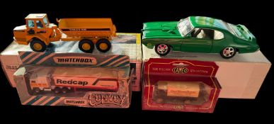 Die Cast Model collection, Mortar Max Pontiac GTO Judge 1969 Green and Joel Volvo BMA25