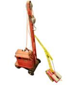 Toy Crane collection, Jones KL44 Crane Ti-angle pressed steel crane and Corgi major Skyscraper tower