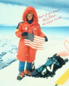 Stacy Allison signed 10x8 inch colour photo. Good condition Est.