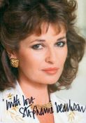 Stephanie Beecham signed 8x6 inch colour photo. Good condition Est.