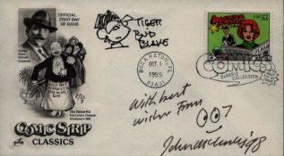 John Mccusky signed Comic Strip FDC. Good condition Est.