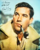 Michael Craig signed 10x8 inch colour photo. Dedicated. Good condition Est.