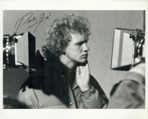 Peter Firth signed 10x8 inch black and white vintage photo. Good condition Est.