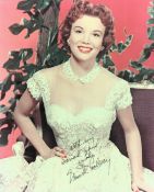 Nanette Fabray signed 10x8 inch colour photo. Good condition Est.