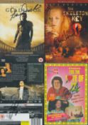 DVD collection 4 signed DVDs including signatures of John Hurt, Brendan O'Carroll, Derek Jacobi