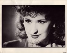 Anita Dobson signed 10x8 inch black and white photo. Good condition Est.