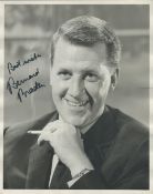 Bernard Braden signed 10x8 inch black and white photo. Good condition Est.