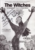 Dilys Laye signed The Witches Wolverhampton Grand Theatre magazine. Signed on front page. Dedicated.