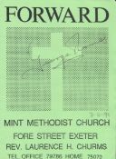 George Thomas, 1st Viscount Tonypandy signed Methodist Church flyer signature on front page.