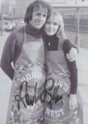 Richard O'Sullivan signed 7x5inch black and white photo. Good condition Est.