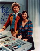Dr Who Colin Baker signed 10 x 8 inch colour photo to Phillip. Good condition Est.