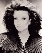 Kate O'Mara signed 10x8 inch black and white photo. Good condition Est.
