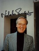 Nicholas Parsons, CBE signed 8.5x6 Inch colour photo. Was an English actor. Good condition Est.