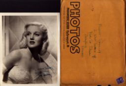 Jan Sterling signed 10x8inch black and white photo. Comes with original mailing envelope. Dedicated.