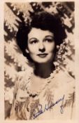 Ruth Hussey signed 6x4 inch vintage black and white photo with original Los Angeles 1944 mailing
