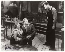 Autographed 10 x 8 Photo - BETTE DAVIS : A superb 10 x 8 photograph depicting a scene from the