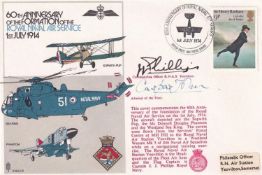 RN15c 60th Anniv Formation RNAS signed Admiral of the Fleet Sir Casper John. 1 Jul 74 - BFPS