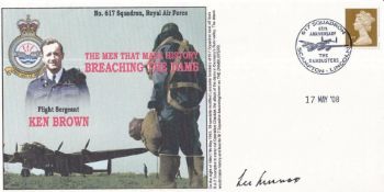 Rare History Breaching the Dams Signed Les Munro Dambuster pilot on the raid. 17 May 08 Scampton The