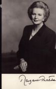 Margaret Thatcher signed 7x5 inch black and white photo. Good condition. All autographs come with
