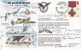 JS40/6c 50th Anniv. of the Battle of Britain13 Battle of Britain fighter pilots etc. 11 Sep 90