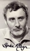 Spike Milligan signed 6x4 inch black and white photo. Good condition. All autographs come with a