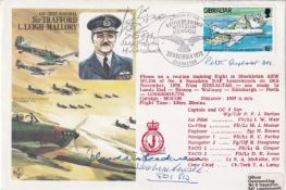 HA31c signed ACM Sir A Steedman, W R Evans, MacKenzie, Ayerst. Battle of Britain. 28 Nov 78