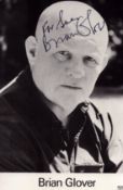 Brian Glover signed 6x4 inch black and white photo. Dedicated. Good condition. All autographs come