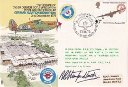 C41c Opening of the Sir Dermont Wing RAFM signed by Wg. Cdr. Stanford - Tuck. 2 Dec 75 BFPS 1521
