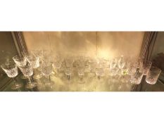 A quantity of 34 pieces of matching Waterford crys