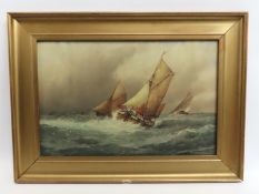 Frederick James Aldridge (1850-1933), a framed & g