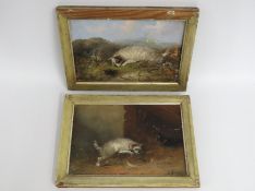 J. Langlois (1855-1904), a pair of gilt framed 19t