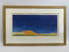 Mackenzie Thorpe (b.1956), a framed & glazed signe