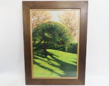 Charles Summers (b.1945), framed & glazed oil on b