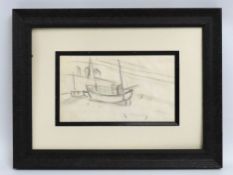 Alan Lowndes (1921-1978), a framed pencil study of