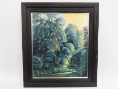 Charles Summers (b.1945), framed & glazed oil on b