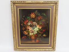 Rachel Arguelles, a 1989 framed floral still life