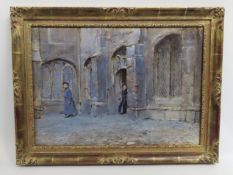 Alfred Goodfellow (exh.1882-1893), a framed & glaz