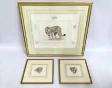 Stephen Gayford (b.1954), a framed & glazed pair o