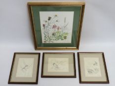 Marjorie Blamey (1918-2019), three signed pencil s