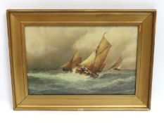 F. J. Albridge, a framed & glazed watercolour of s